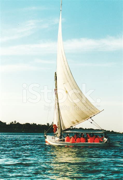 Sailing Felucca Boat On The Nile Near Aswan,Egypt Stock Photo | Royalty-Free | FreeImages