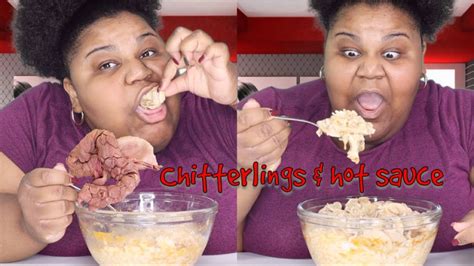 CHITTERLINGS, RICE & HOT SAUCE! - YouTube