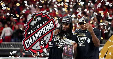 Georgia Bulldogs win first college football national title since 1980 ...