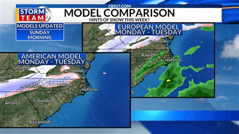 Snow still possible this week in parts of central North Carolina