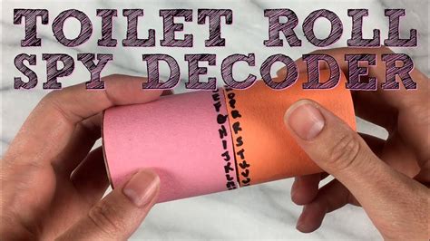 Toilet Paper Roll Spy Decoder Easy Craft Game for Kids! - YouTube