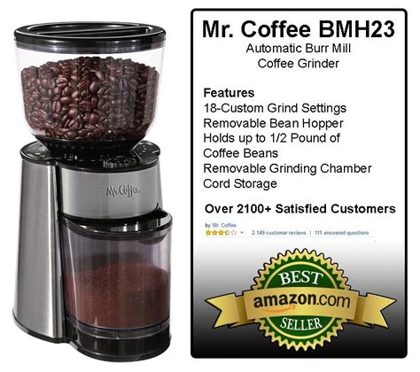 Mr Coffee Grinder Manual