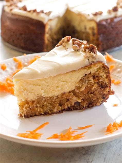 Carrot Cake Cheesecake - The Girl Who Ate Everything