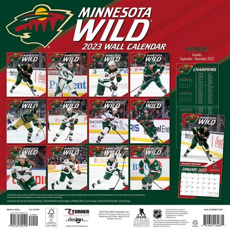 Minnesota Wild Printable Schedule - Free Printable Templates