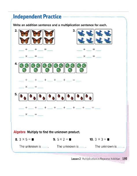 Repeated Addition And Multiplication Worksheets - Printable Worksheets