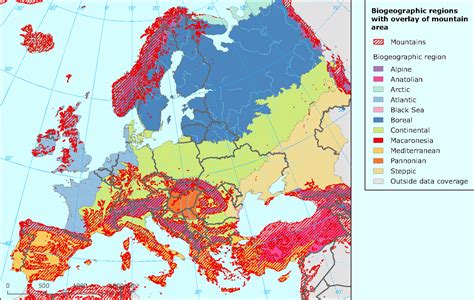 Biogeographic Regions of Europe - Vivid Maps