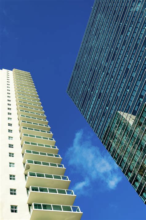 Miami High Rise Buildings Photograph by Robert VanDerWal - Fine Art America