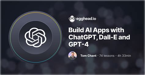 Build AI Apps with ChatGPT, Dall-E and GPT-4 | egghead.io