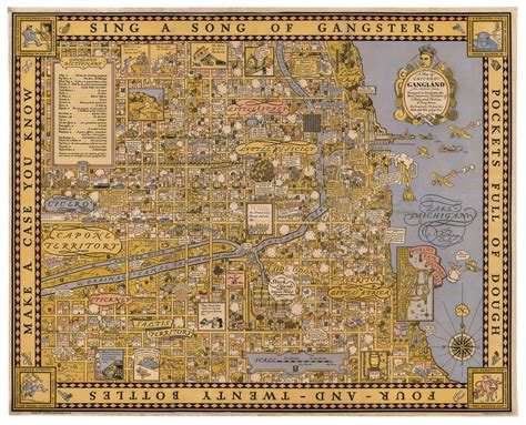 A rare 1931 map of Chicago's 'Gangland' could be yours — for 20,000 pounds - Chicago Tribune