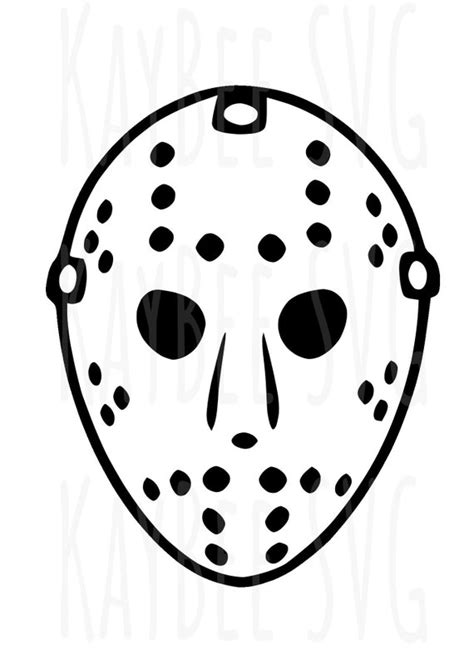 Hockey Mask SVG PNG JPG Clipart Digital Cut File Download for - Etsy UK