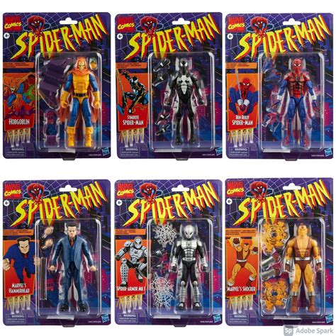 Marvel Retro Spider-Man Classic wave 2 Set Of 6