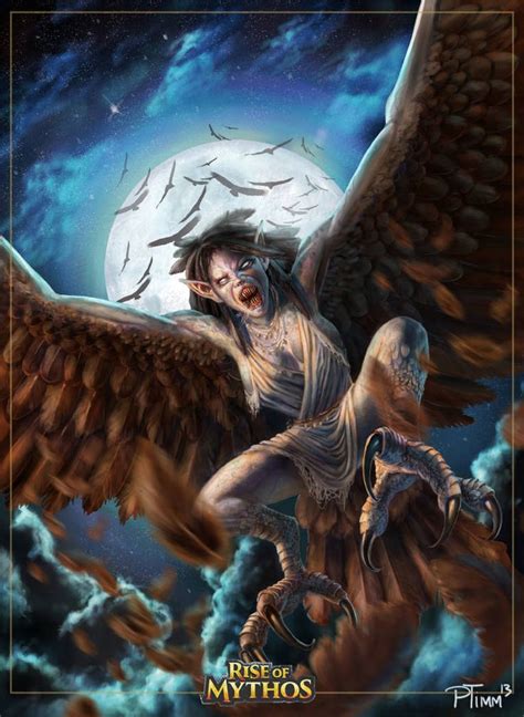 Harpy by PTimm on DeviantArt | Fantasy monster, Fantasy creatures, Dark ...