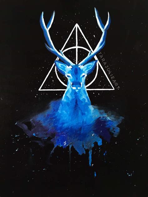 Harry Potter Patronus Painting | Acrylic | Art Amino