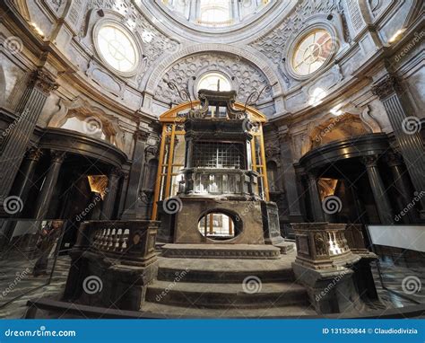 Cappella Della Sindone Meaning Holy Shroud Chapel at Turin Cathedral Editorial Stock Image ...