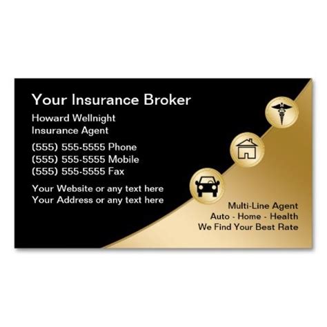 Insurance Broker Business Cards | Zazzle.com in 2021 | Insurance broker ...