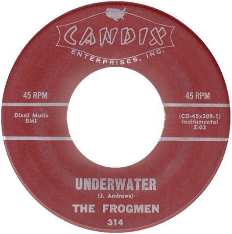 The Frogmen - Underwater (1961, Vinyl) | Discogs