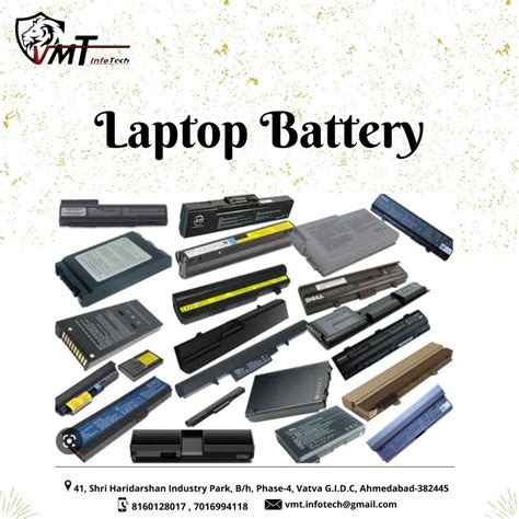 Laptop Battery, Battery Type: Lithium-Ion, Capacity: 3 Hours at Rs 2500 in Ahmedabad