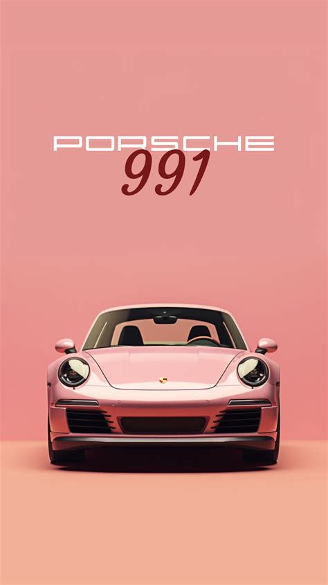 Porsche 991 Iphone Wallpaper 4K Download Made for Poster Car Lockscreen Background | Car ...