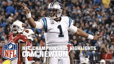 Cam Newton Highlights (NFC Championship) | Cardinals vs. Panthers | NFL ...