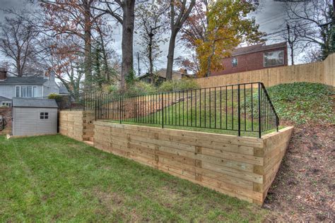 Wood retaining wall design example | Hawk Haven