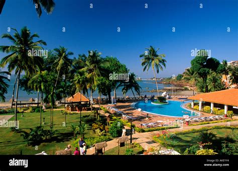 Indien, Goa, Dona Paula bei Panjim, Hotel Cidade de Goa Beach Resort ...