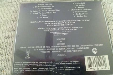 CD The Natural Soundtrack by Randy Newman | #3866875654