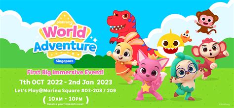 Pinkfong World Adventure Admission Ticket | Singapore - KKday