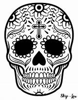 Sugar Skull Coloring Pages  Skip To My Lou sketch template