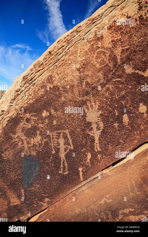 USA, Arizona, Holbrook, Petrified Forest National Park, Ancient ...