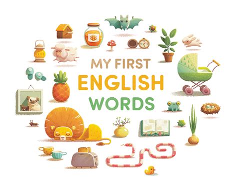 My First English Words by Alena Tkach | Design Ideas
