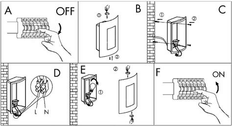 QAZQA 93899 Modern Outdoor Wall Light Instruction Manual