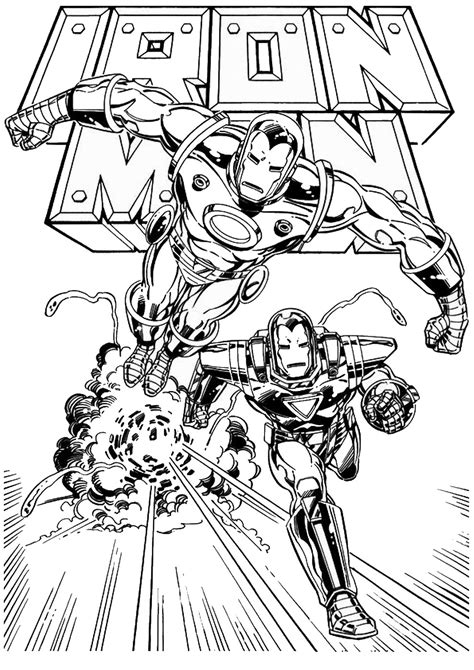 Iron Man Coloring Pages | Birthday Printable