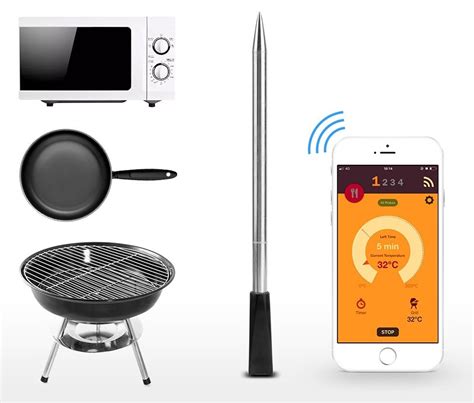 Smart Wireless BBQ Thermometer - Barbecue Basket