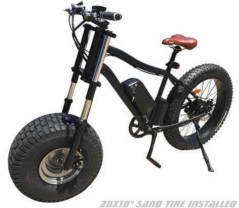 Xterrain500 All-Terrain Electric Bike Can Ride Over Beach Sand, Snow ...