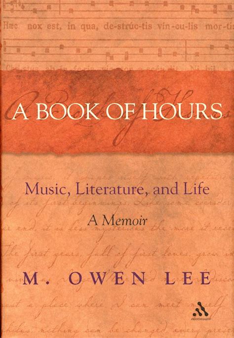 Book of Hours: : M. Owen Lee: Continuum