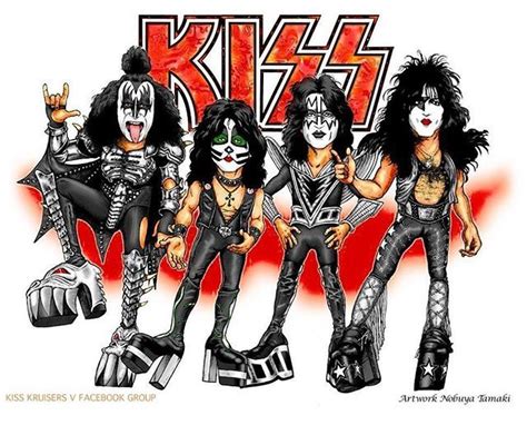 #KISS Fan Art! Thanks to Nobuya Tamaki for sharing this awesome #KISS ...