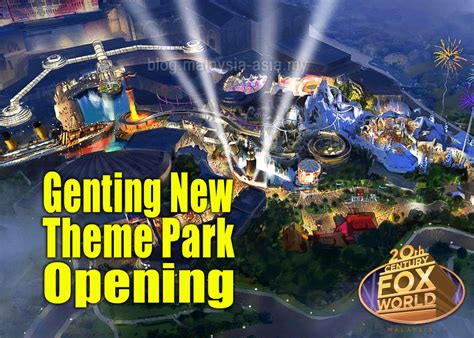 Genting Highland Theme Park Opening Date - malaynesra