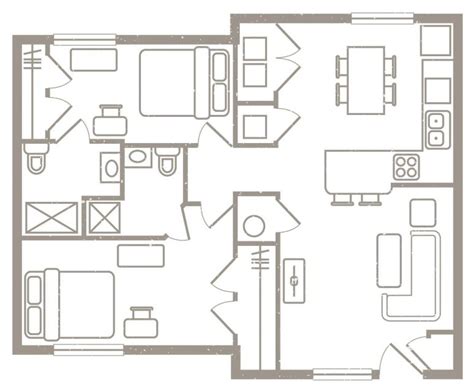 1 to 4 Bedroom Apartments near Purdue University - Rates & Floorplans at Redpoint West Lafayette