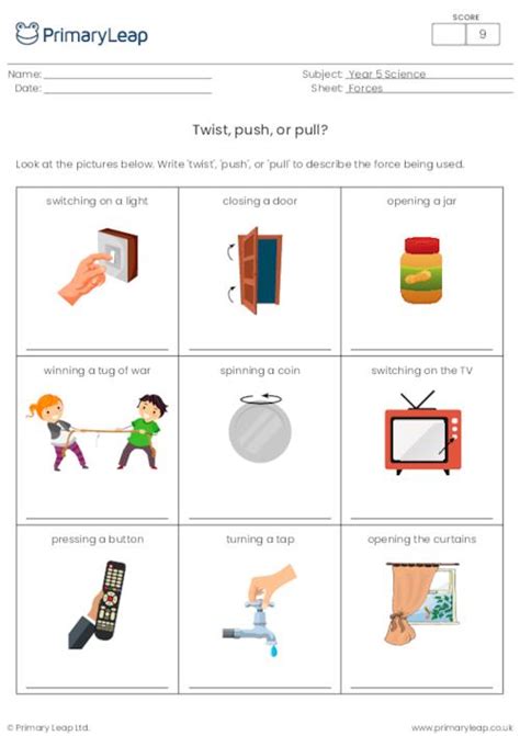 Examples Of Push And Pull Forces