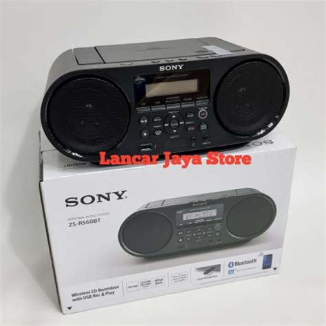 Promo SONY ZS-RS60BT Bluetooth & Portable CD Boombox Original Sony Cd ...