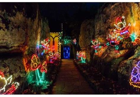 Rock City's Enchanted Garden of Lights | Garden of lights, Christmas light displays, Holiday ...