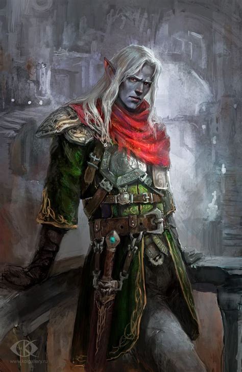 Dark Elf by IcedWingsArt on deviantART | Dark elf, Elves fantasy, Elf art