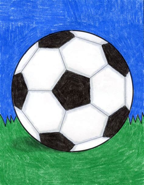 How to Draw a Soccer Ball · Art Projects for Kids