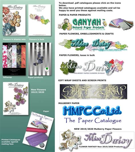 Catalogues - Handmade Paper CompanyHandmade Paper Company