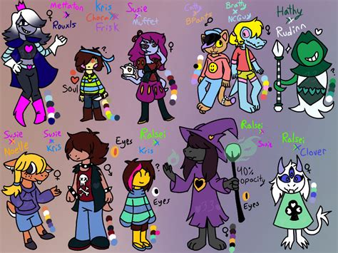 More Deltarune/Undertale Ship Adopts (Closed) by Nightowl33goatbirb on ...