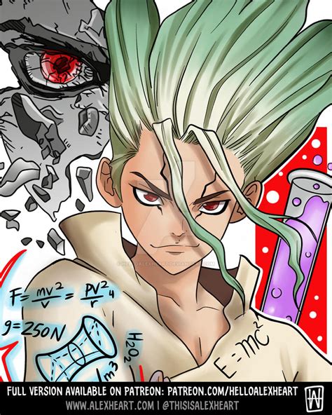 Dr stone senku Ishigami fanart by helloalexheart on DeviantArt