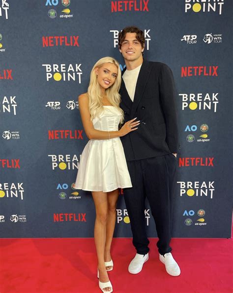 Morgan Riddle stuns on red carpet with boyfriend Taylor Fritz as fans label her 'Tennis Barbie ...