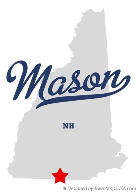 Map of Mason, NH, New Hampshire