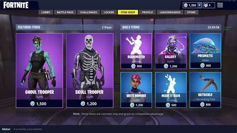 What was the first skin in Fortnite Item Shop? All OG skins listed