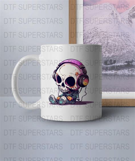 DJ Skeleton Cartoon Digital Download High-resolution 300 Dpi Png Modern ...